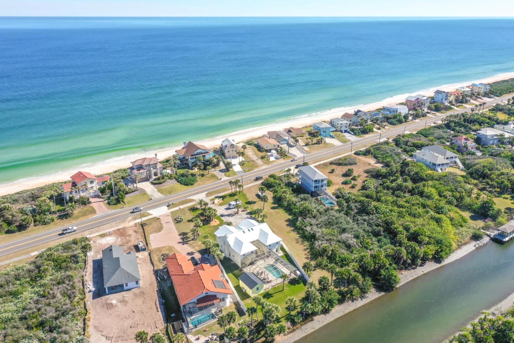 Flagler Beach Bed And Breakfast Pool Bbq Suite Exterior photo