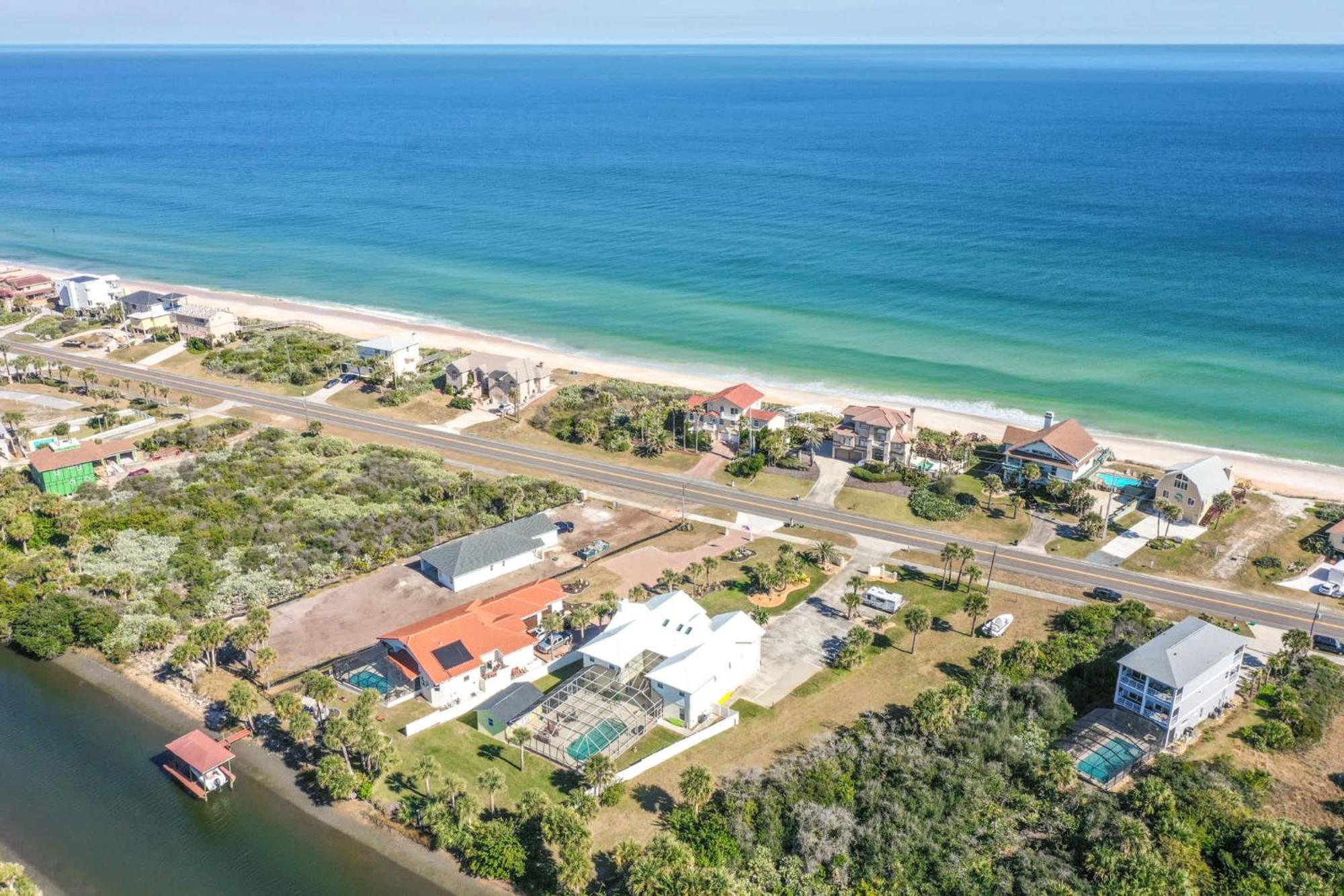 Flagler Beach Bed And Breakfast Pool Bbq Suite Exterior photo