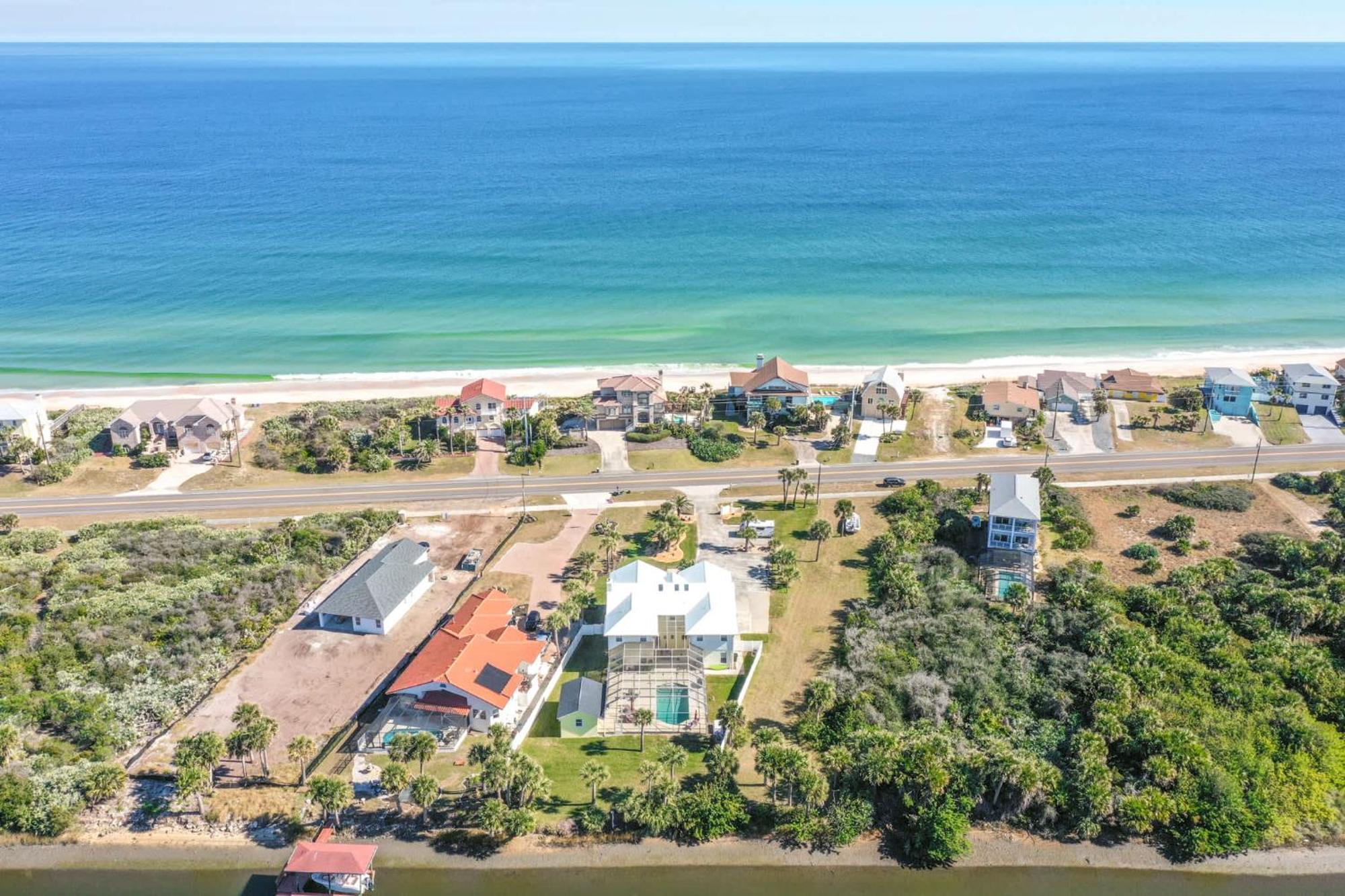 Flagler Beach Bed And Breakfast Pool Bbq Suite Exterior photo