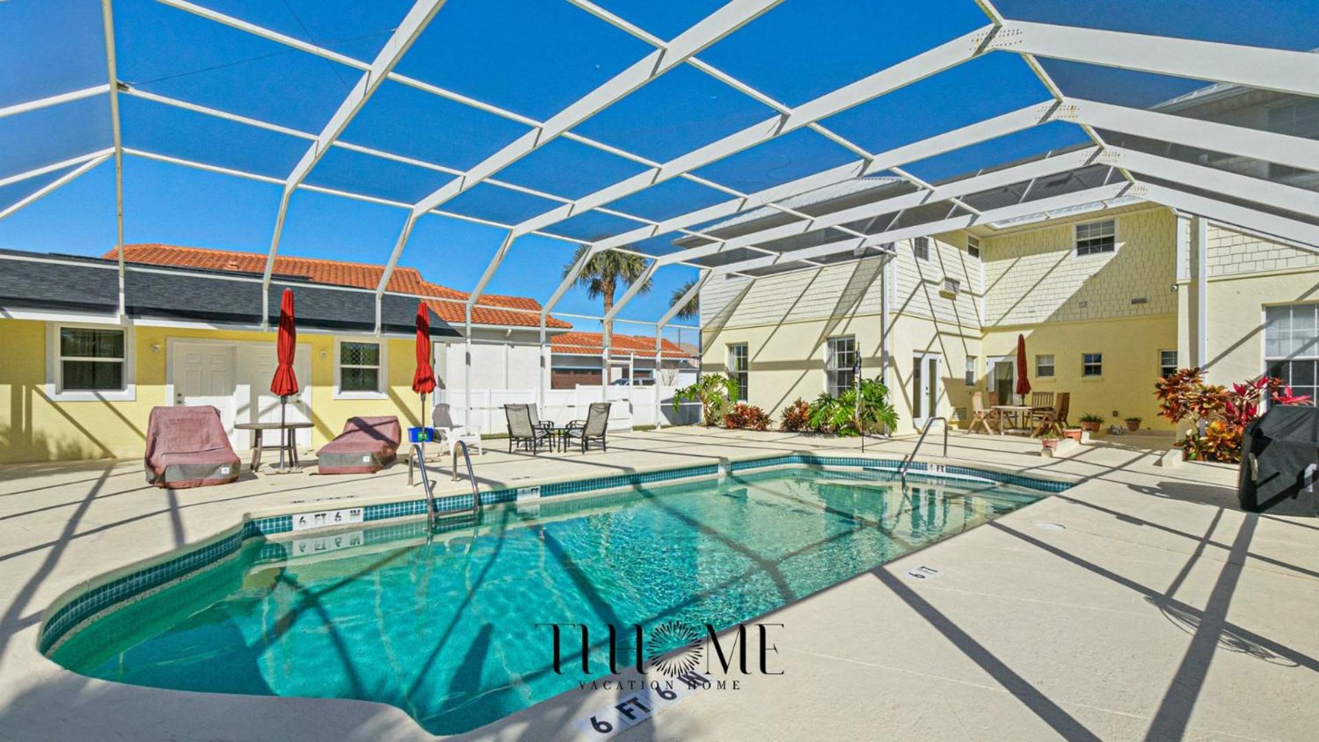 Flagler Beach Bed And Breakfast Pool Bbq Suite Exterior photo